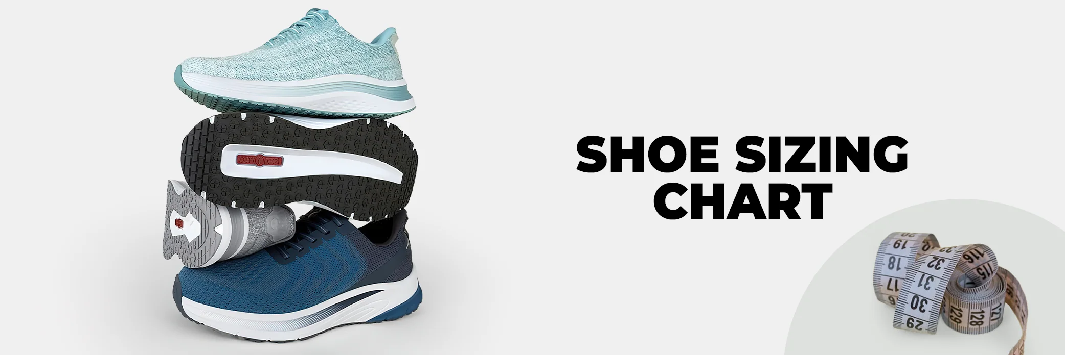 Shoe Sizing Chart Banner